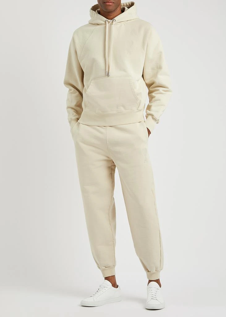 商品AMI|Cream logo-embroidered cotton sweatpants,价格¥1182,第4张图片详细描述