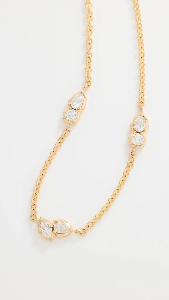 商品Jade Trau|Jade Trau 18k Posey Station Necklace,价格¥30110,第1张图片