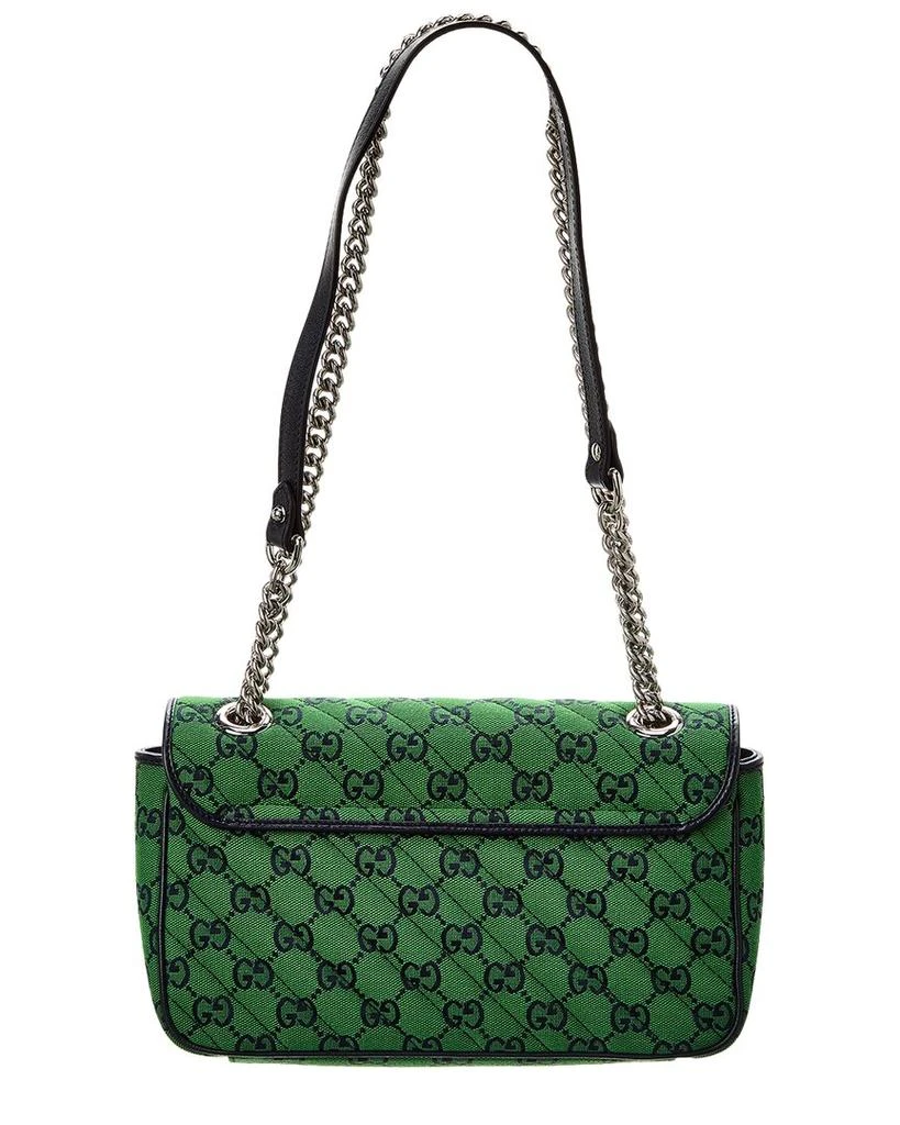 商品Gucci|Gucci GG Marmont Small GG Canvas & Leather Shoulder Bag,价格¥11180,第2张图片详细描述