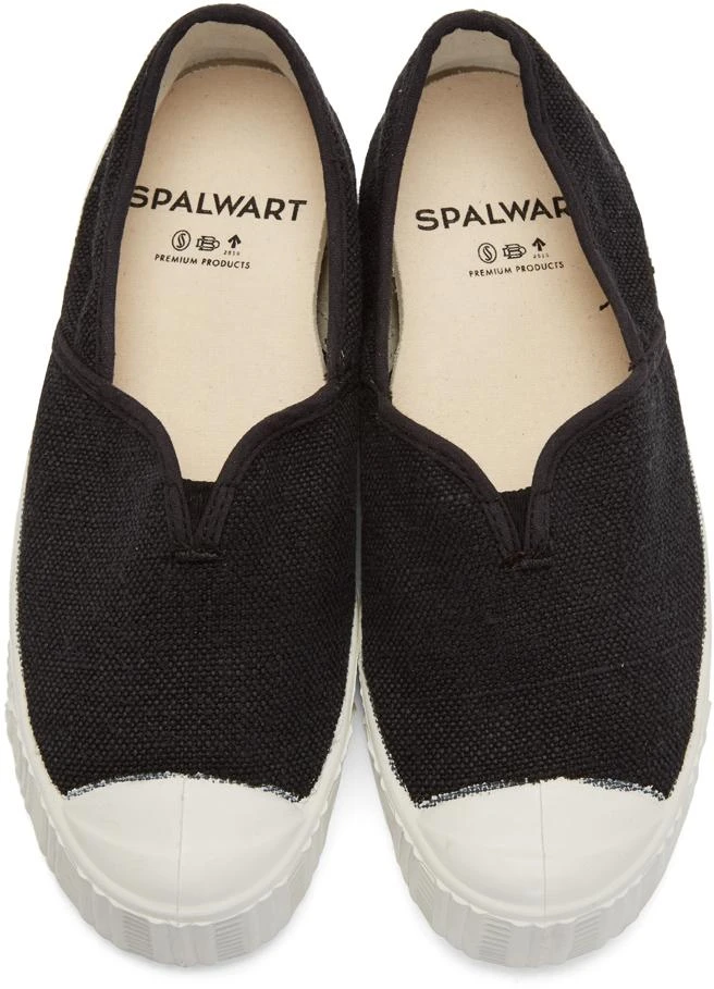 商品Spalwart|Black Special V Slip-On Sneakers,价格¥389,第5张图片详细描述