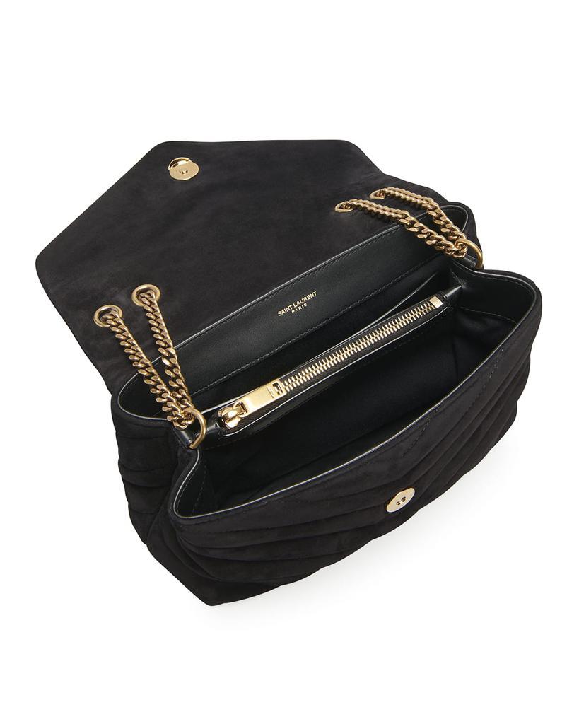 商品Yves Saint Laurent|Loulou Small Monogram YSL Suede V-Flap Shoulder Bag,价格¥23011,第5张图片详细描述