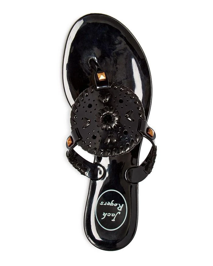 商品Jack Rogers|Women's Georgica Jelly Thong Sandals,价格¥378,第3张图片详细描述