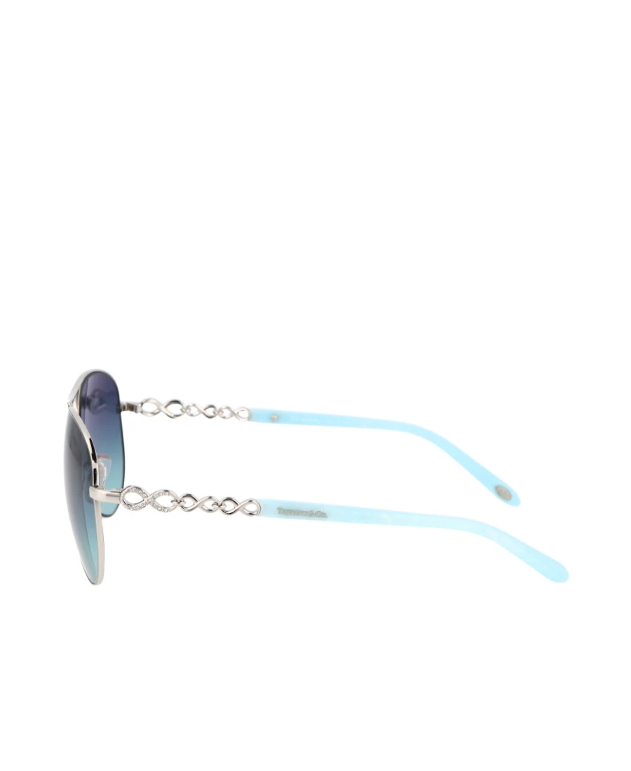 商品Tiffany & Co.|Tiffany & Co. 女士太阳镜 0TF3049B60019S60019SSILVERTIFFANYBLUEGRADIENT 蓝色,价格¥1889,第4张图片详细描述