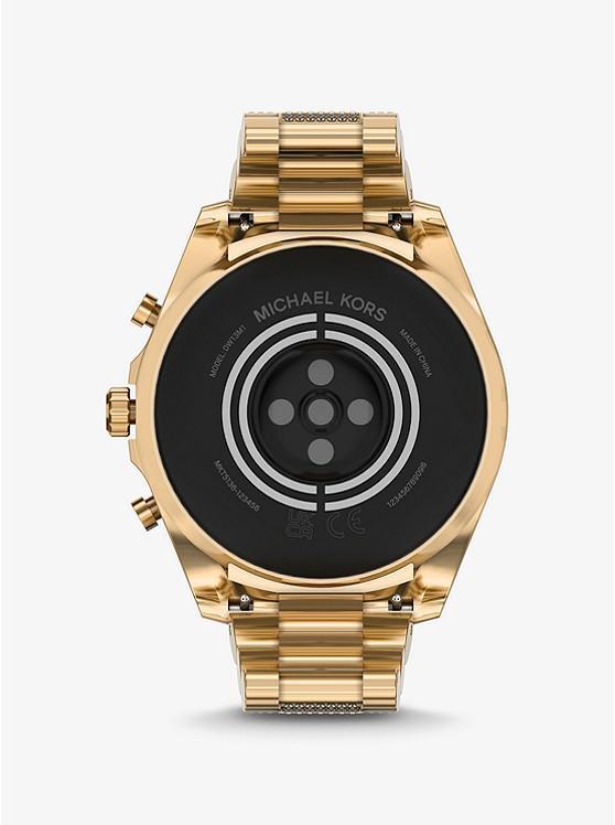 商品Michael Kors|Gen 6 Bradshaw Pavé Gold-Tone Smartwatch,价格¥3196,第6张图片详细描述