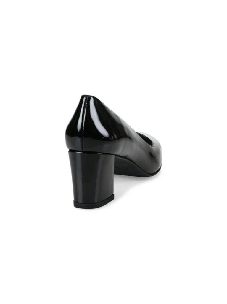 商品Stuart Weitzman|Marymid Leather Block Heel Pumps,价格¥1125,第3张图片详细描述