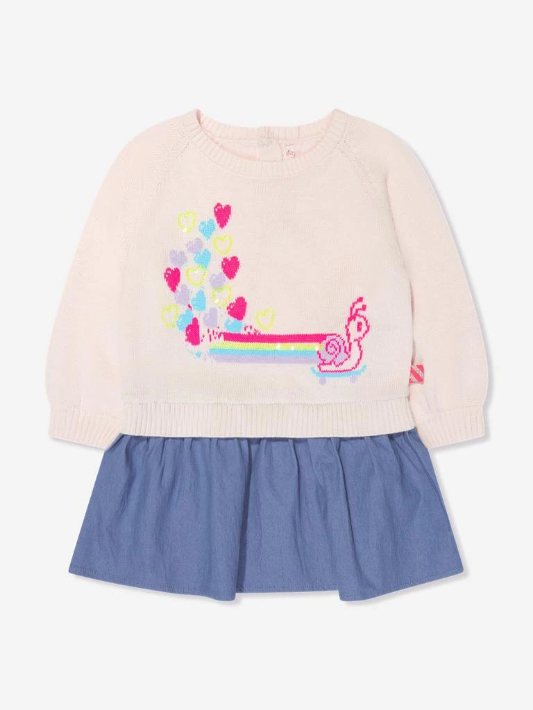 商品Billieblush|Billieblush Baby Girls Bimaterial Dress in Pink,价格¥277,第1张图片