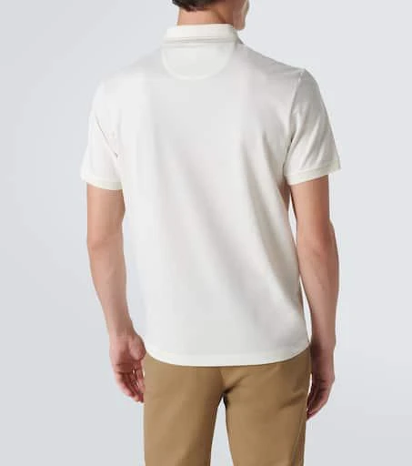 商品Loro Piana|Regatta cotton-blend piqué polo shirt,价格¥6131,第4张图片详细描述