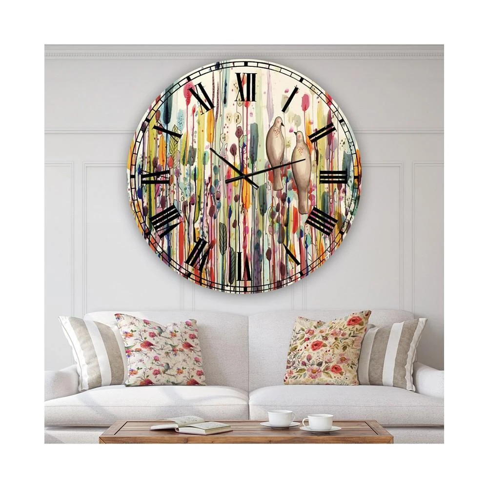 商品Designart|LUn Pour L'Autre Oversized Cottage Wall Clock - 36 x 36,价格¥2113,第2张图片详细描述
