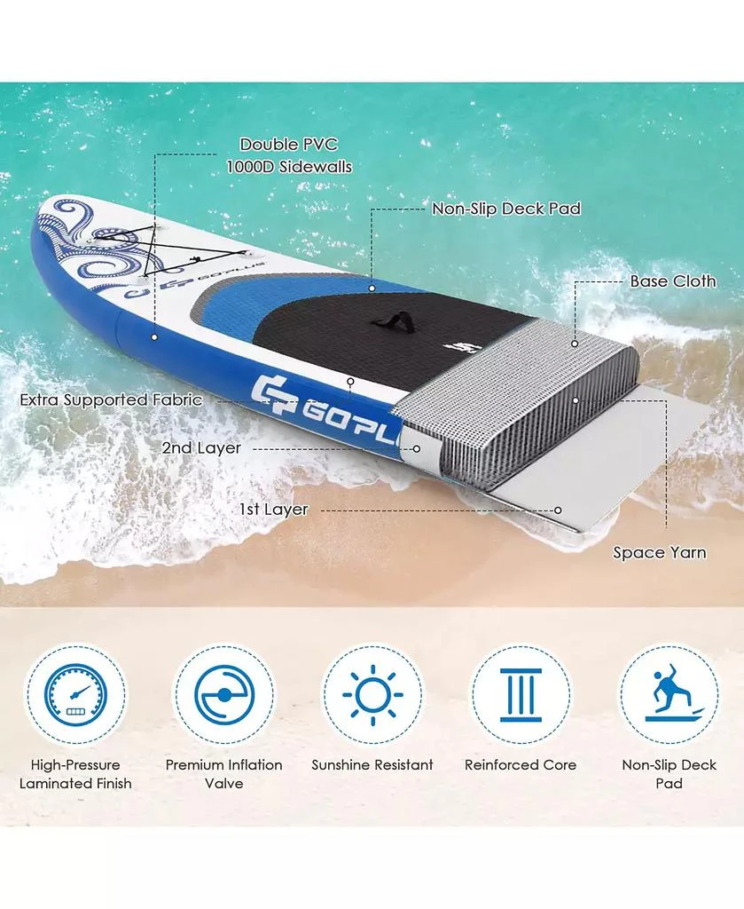 1 pcs 10.5  Inflatable Stand Up Paddle Board SUP Surfboard 商品