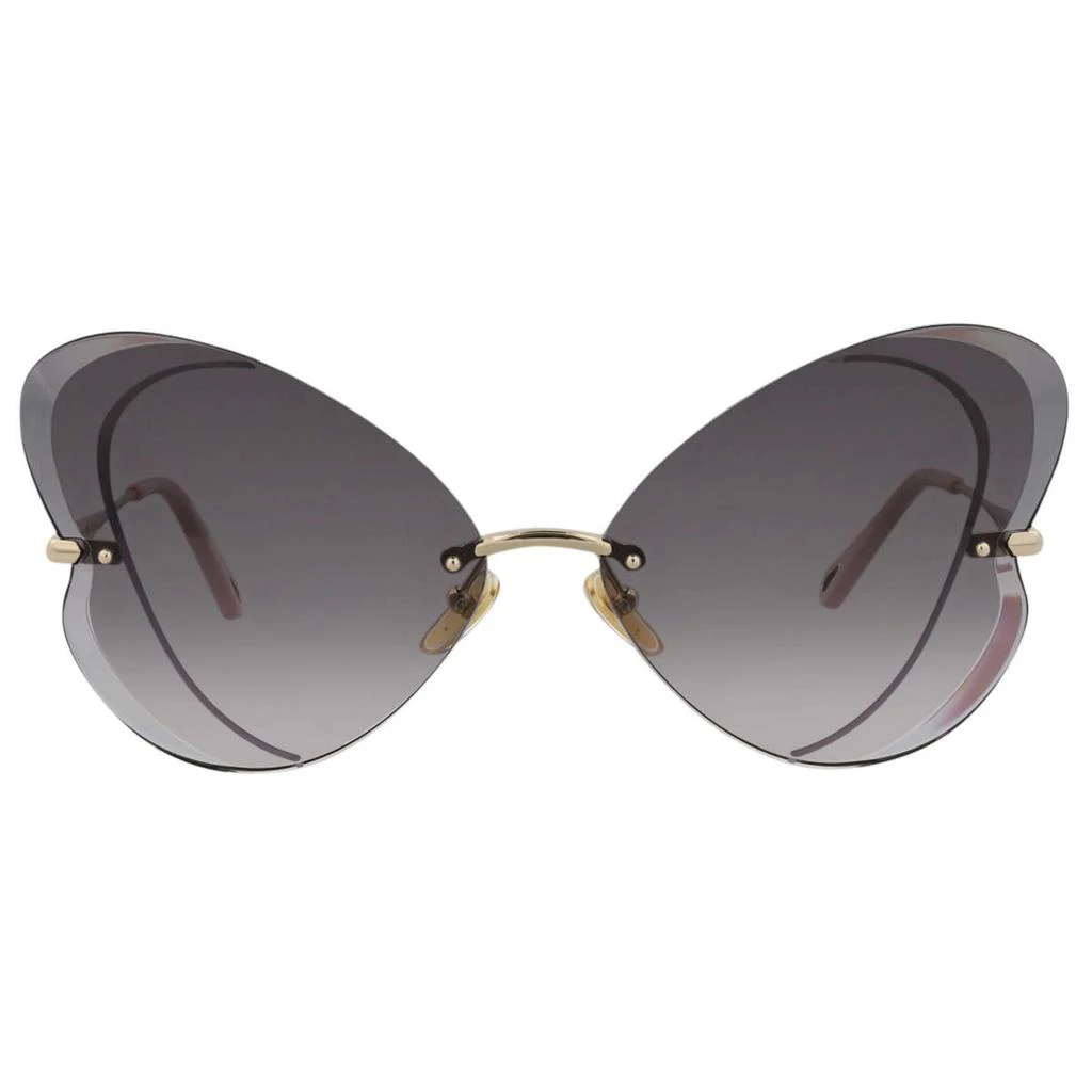商品Chloé|Chloe Women's Gold Sunglasses,价格¥1169,第2张图片详细描述