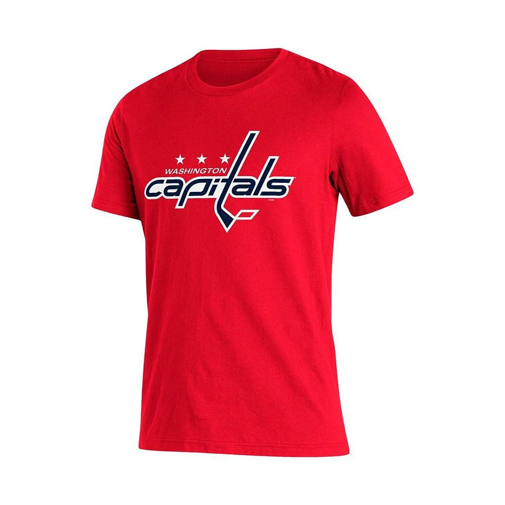 商品Adidas|Men's Tom Wilson Red Washington Capitals Player Name and Number T-shirt,价格¥151,第2张图片详细描述