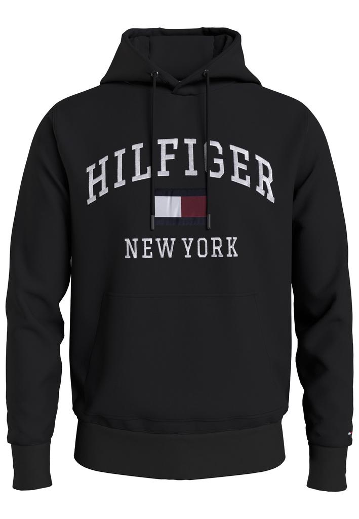 Tommy Hilfiger Modern Varsity Hoodie Zwart Mwomw28173 BDS商品第1张图片规格展示