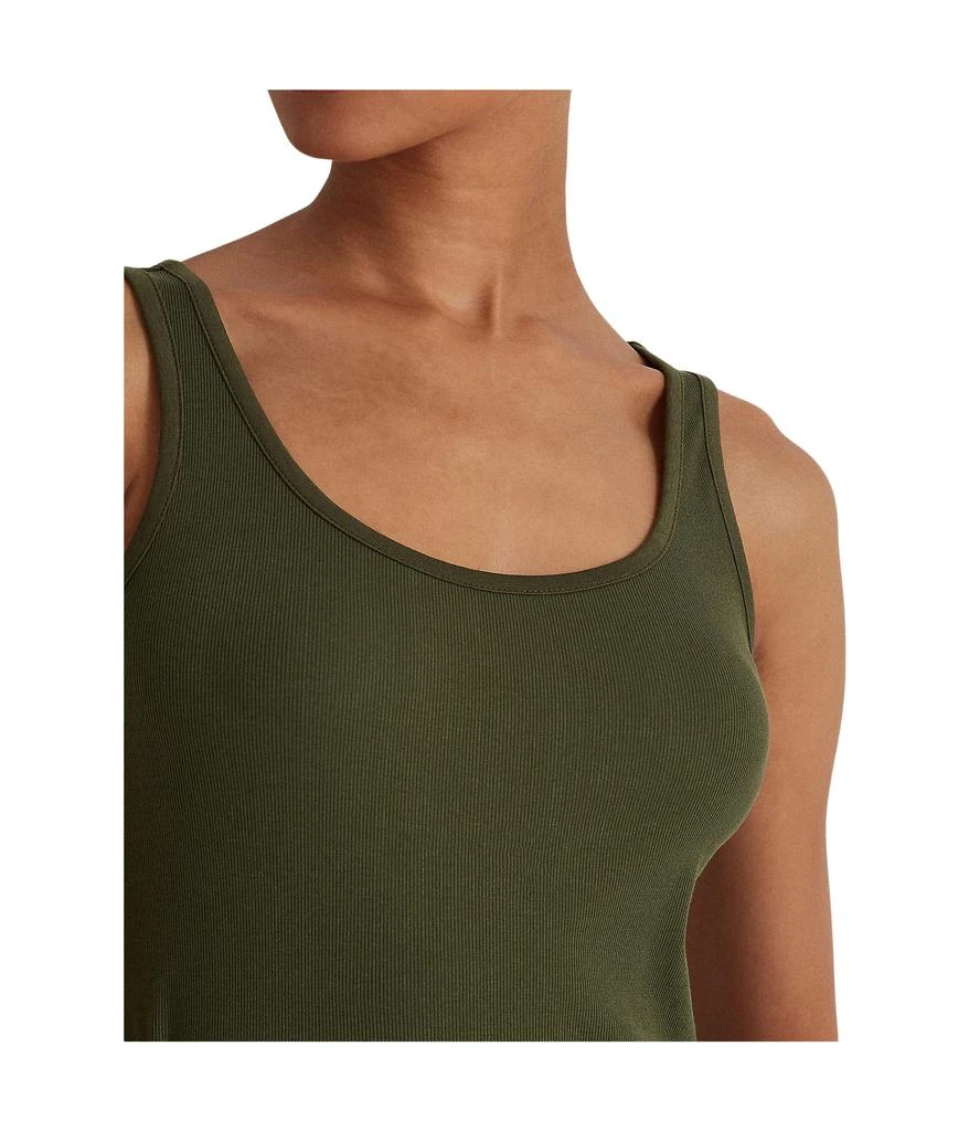商品Ralph Lauren|Petite Cotton-Blend Tank Top,价格¥255,第3张图片详细描述