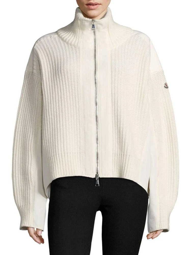 商品Moncler|Oversized Wool & Cashmere Cardigan,价格¥10016,第1张图片