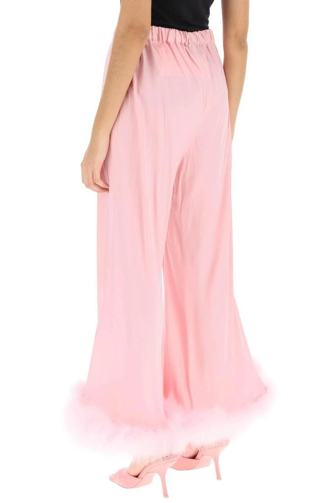 商品Sleeper|'BOUDOIR' PAJAMA PANTS WITH FEATHERS,价格¥652,第4张图片详细描述