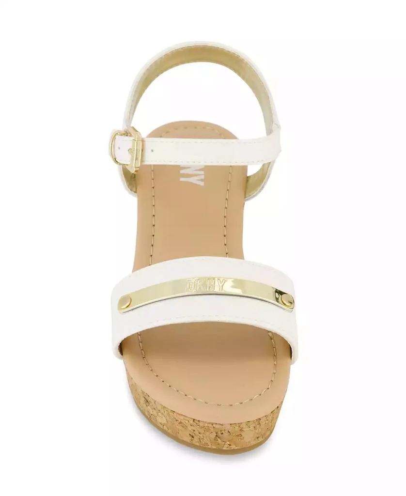 Little and Big Girls Amber Metal Strap Wedge Sandals 商品