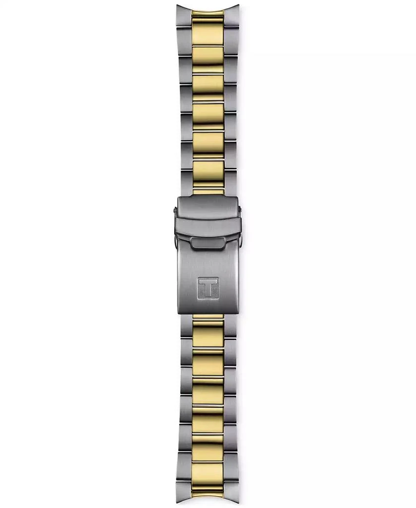 商品Tissot|Men's Swiss Seastar 1000 Two-Tone Stainless Steel Bracelet Watch 40mm,价格¥3703,第4张图片详细描述