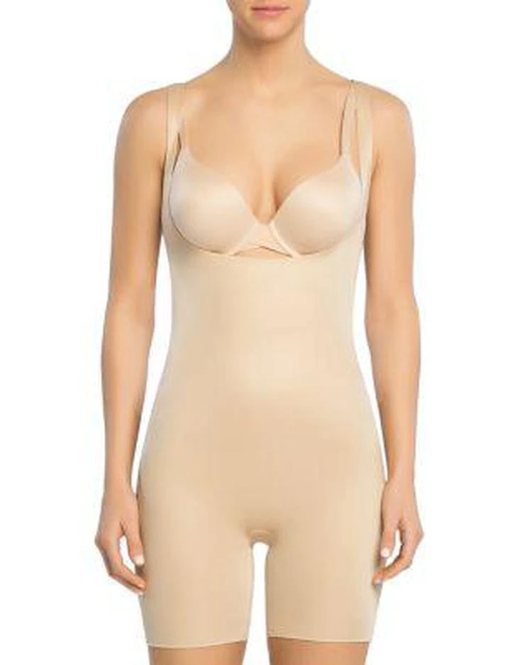 商品SPANX|Power Conceal-Her Open-Bust Mid-Thigh Bodysuit,价格¥371,第1张图片