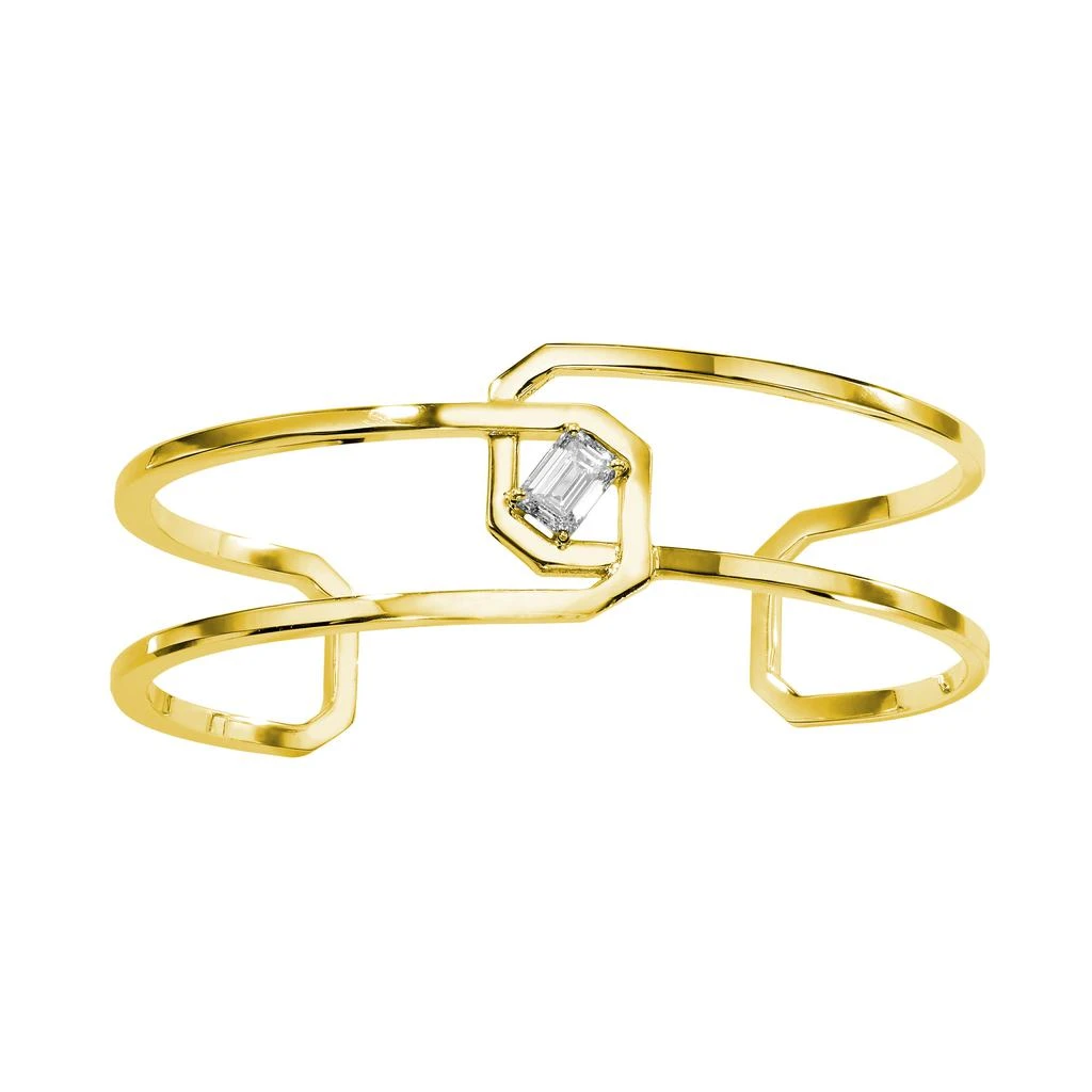商品AME|Âme Angles 18K Yellow Gold, Lab-Grown Diamond 1.25ct. tw. Double Wrist Cuff Bracelet,价格¥31455,第3张图片详细描述