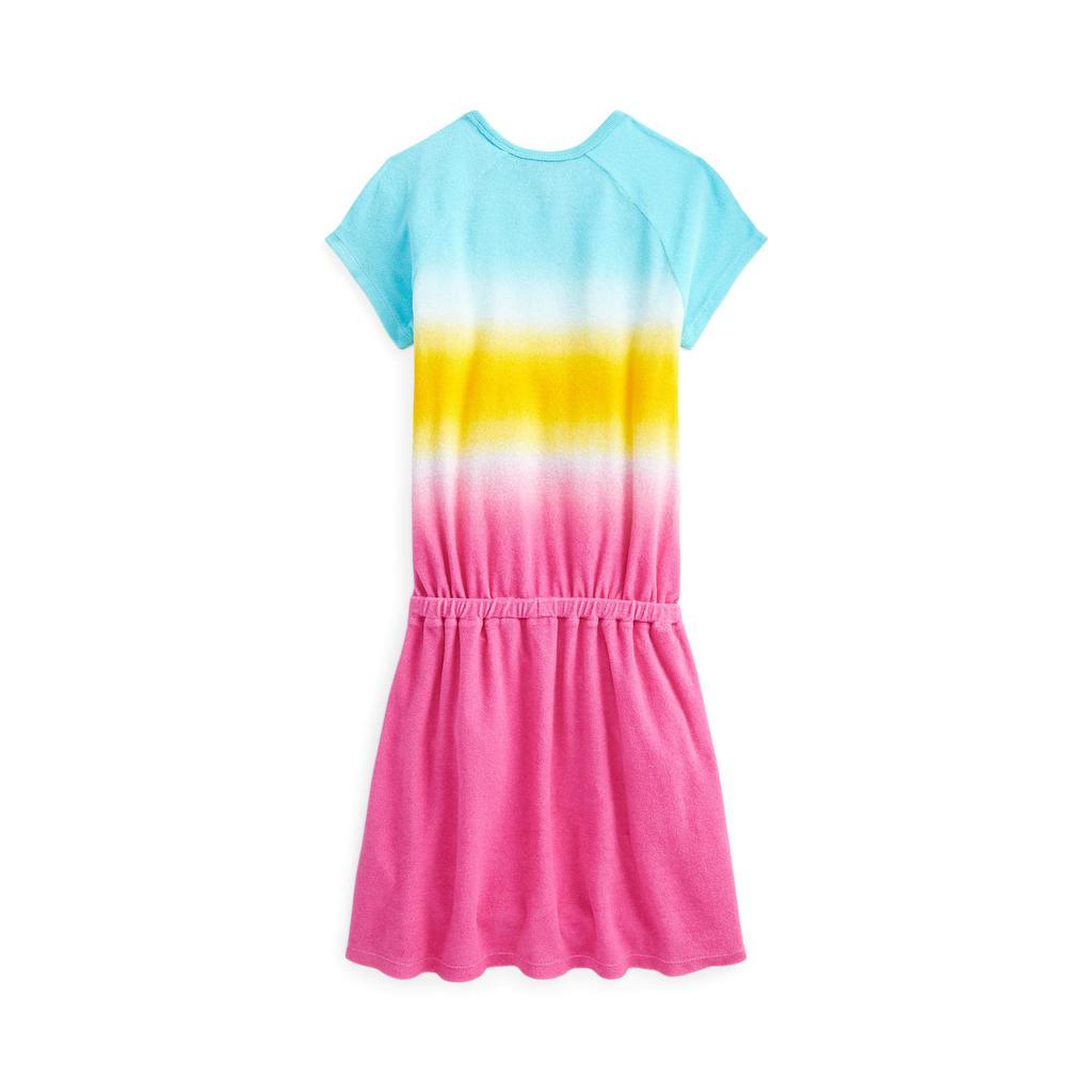 商品Ralph Lauren|Ombré Terry Tee Dress (Big Kids),价格¥284,第4张图片详细描述