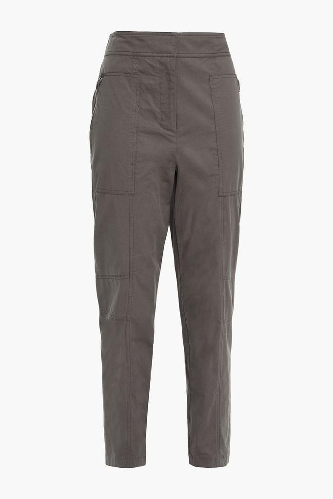 商品Theory|Cropped cotton-twill tapered pants,价格¥661,第1张图片