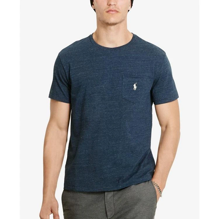 商品Ralph Lauren|Men's Cotton Jersey Pocket Crewneck T-Shirt,价格¥96,第1张图片