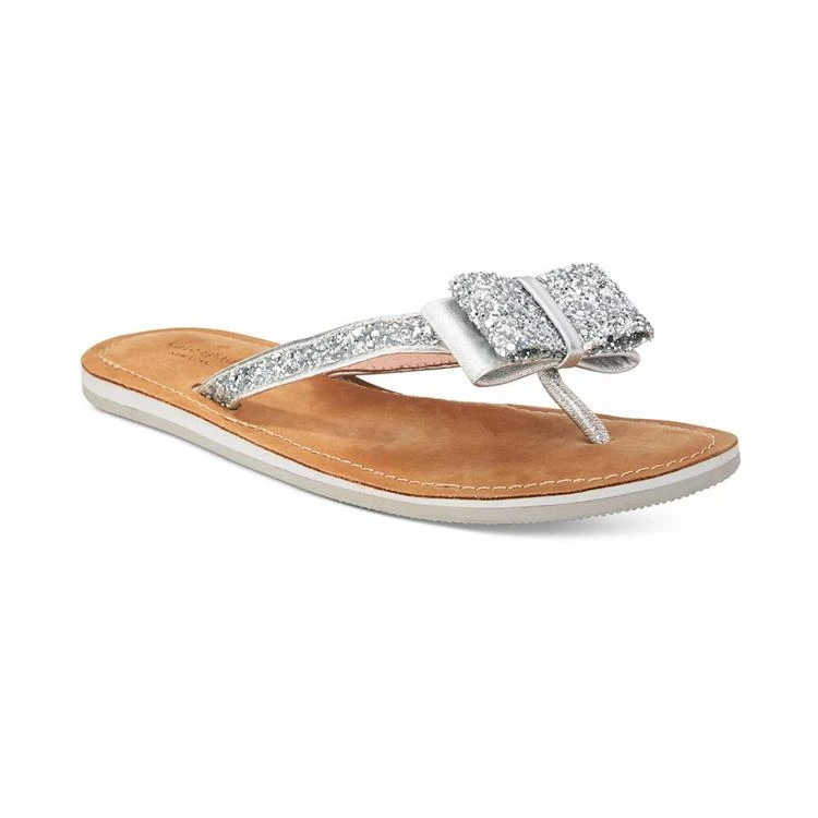 商品Kate Spade|Icarda Glitter Bow Flip Flops,价格¥318,第1张图片