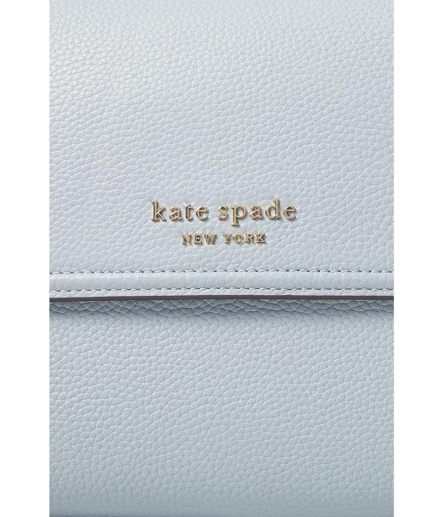 商品Kate Spade|New Core Pebble Pebbled Leather Medium Convertible Flap Shoulder Bag,价格¥2409,第4张图片详细描述
