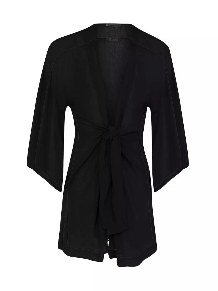 商品ViX by Paula Hermanny|Perola Short Cover-Up Robe,价格¥1698,第1张图片