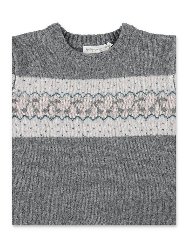 商品Bonpoint|Bonpoint Tinoa Patterned Intarsia Knitted Crewneck Jumper,价格¥1411,第3张图片详细描述
