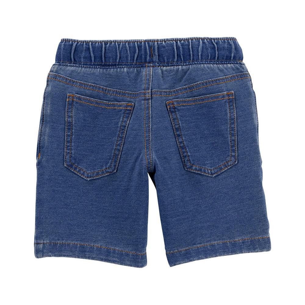 商品Carter's|Toddler Boys Chambray French Terry Shorts,价格¥53,第4张图片详细描述