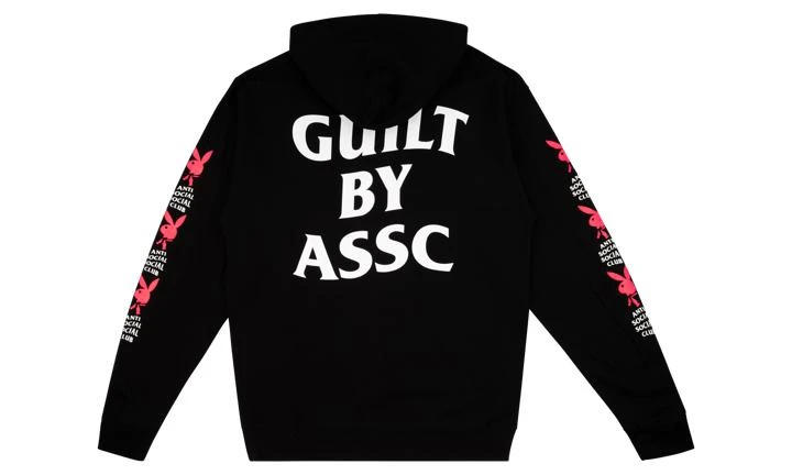 商品Anti Social Social Club|Anti Social Social Club Assc X Playboy Guilt Hoodie,价格¥953,第4张图片详细描述