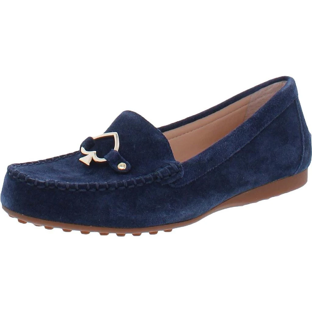 商品Kate Spade|Kate Spade New York Womens Suede Open-stitch Loafers,价格¥55,第1张图片