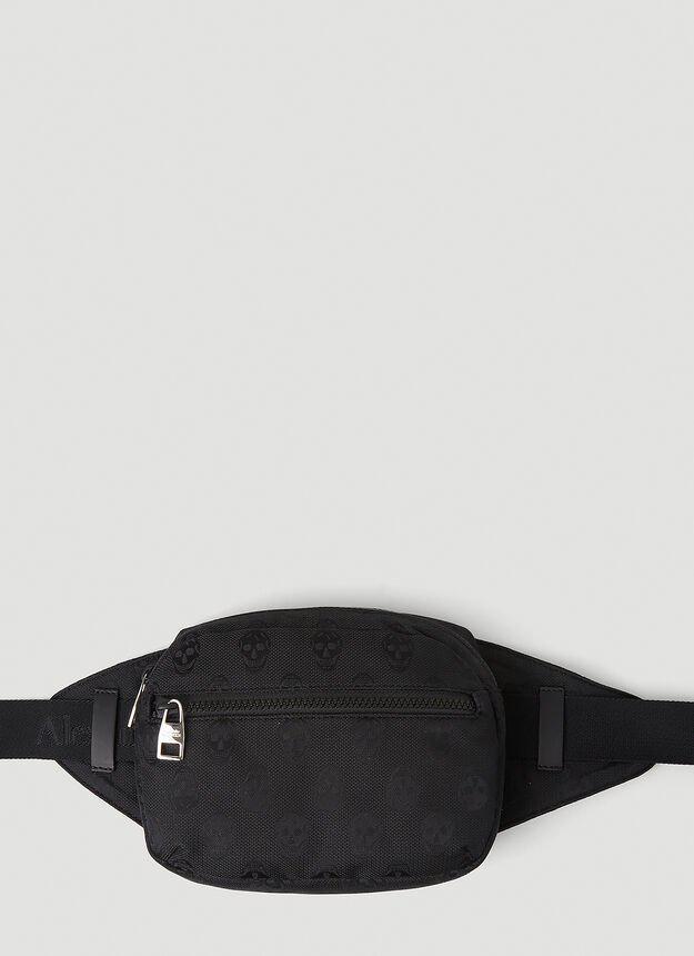 商品Alexander McQueen|Skull Embroidered Urban Belt Bag in Black,价格¥2239,第1张图片