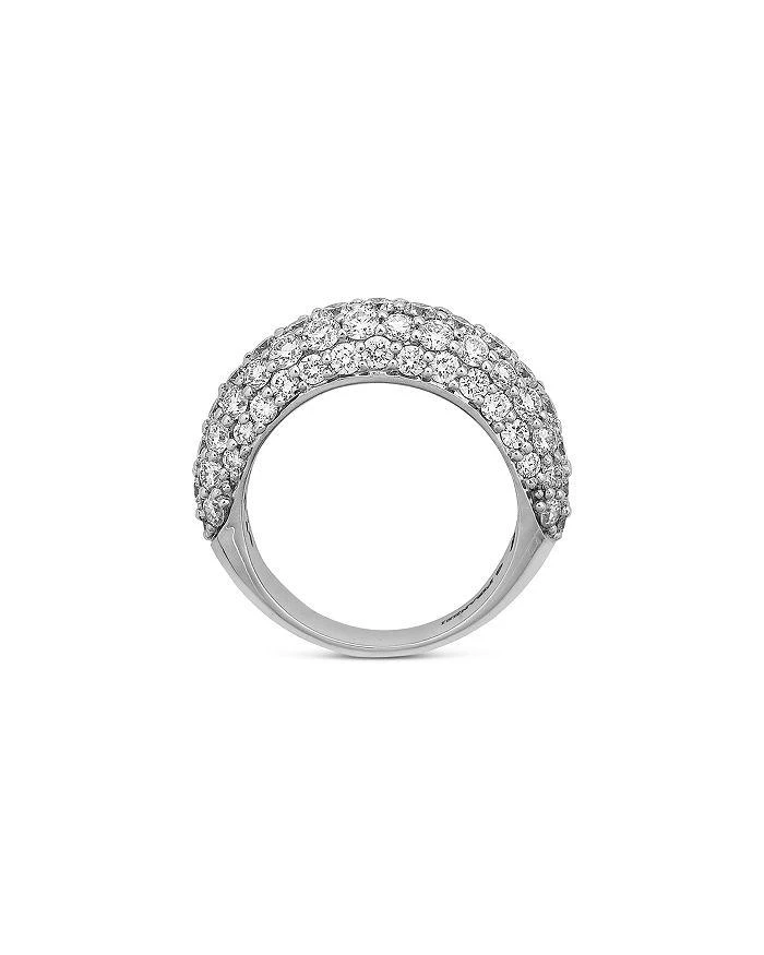 商品Piranesi|18K White Gold Dome Diamond Pavé Small Statement Ring,价格¥72753,第2张图片详细描述