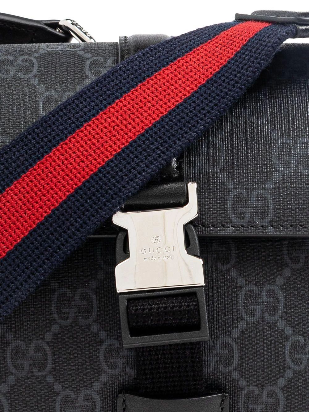 商品Gucci|Gucci 男士斜挎包 816953FAD8C1049 黑色,价格¥11565,第5张图片详细描述