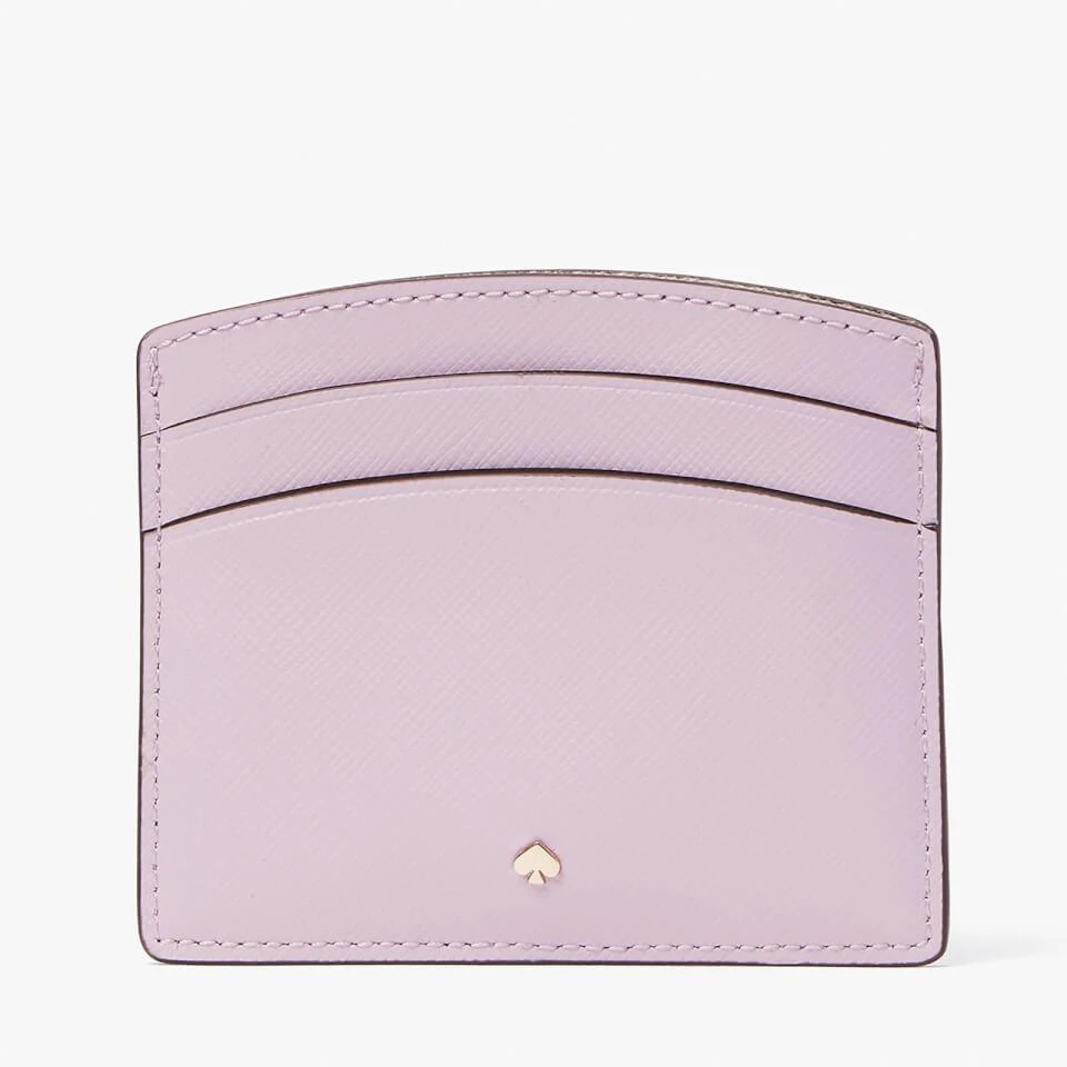 商品Kate Spade|Kate Spade New York Women's Spencer Saffiano Card Holder - Violet Mist,价格¥395,第2张图片详细描述