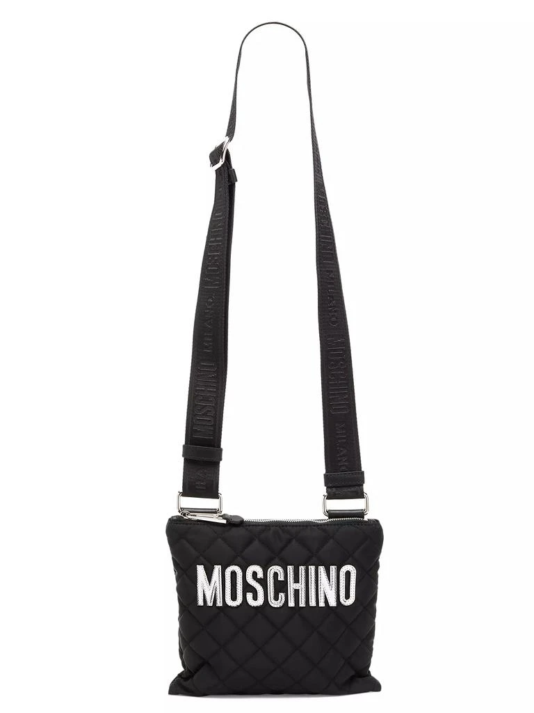 商品Moschino|Quilted Logo Shoulder Bag,价格¥1932,第1张图片