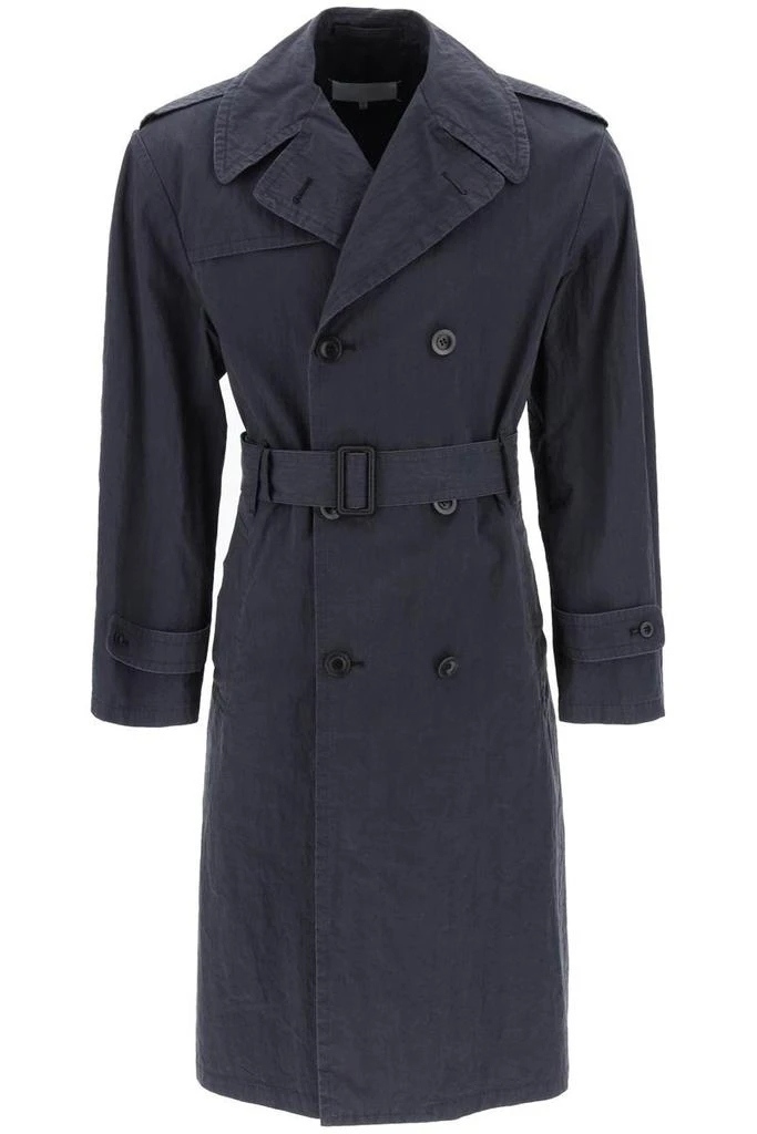 商品MAISON MARGIELA|Maison margiela double-breasted trench coat in cotton,价格¥9656,第1张图片