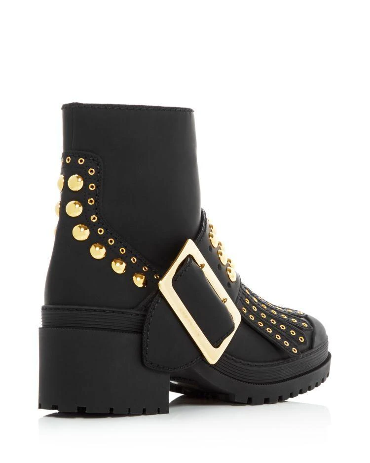 商品Burberry|Whitchester Studded Buckle Booties,价格¥4096,第3张图片详细描述