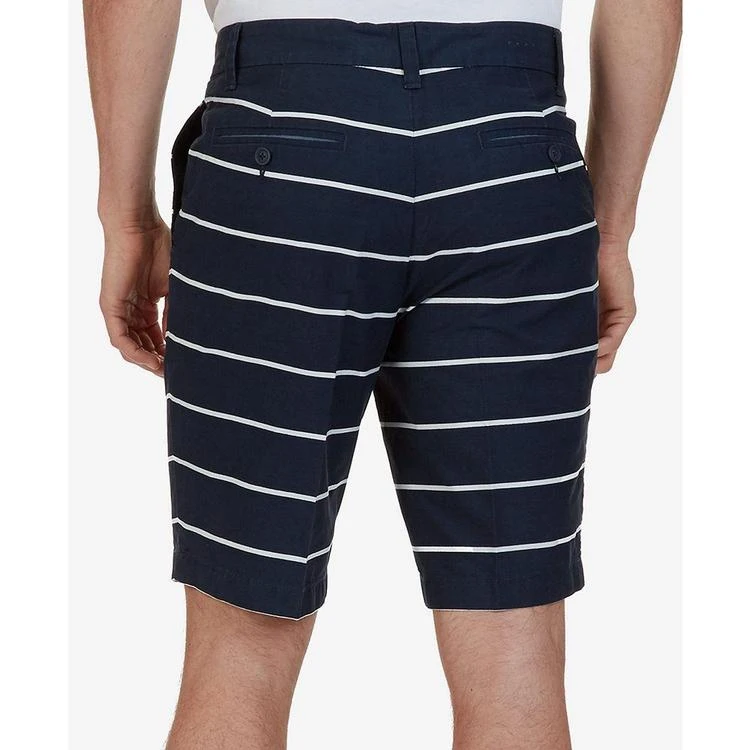 商品Nautica|Men's 9-1/2" Slim-Fit Striped Cotton Shorts,价格¥138,第3张图片详细描述