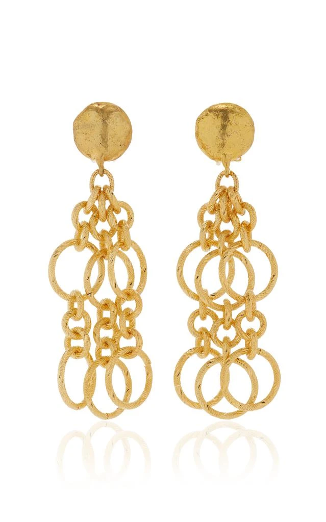 商品Sylvia Toledano|Sylvia Toledano - Platon 22K Gold-Plated Earrings - Gold - OS - Moda Operandi - Gifts For Her,价格¥1950,第1张图片