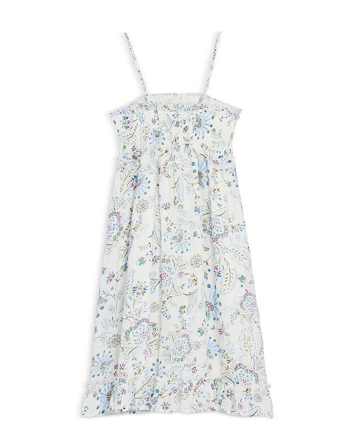 商品AQUA|Girls' Floral Smocked Maxi Dress, Big Kid - 100% Exclusive,价格¥197,第2张图片详细描述