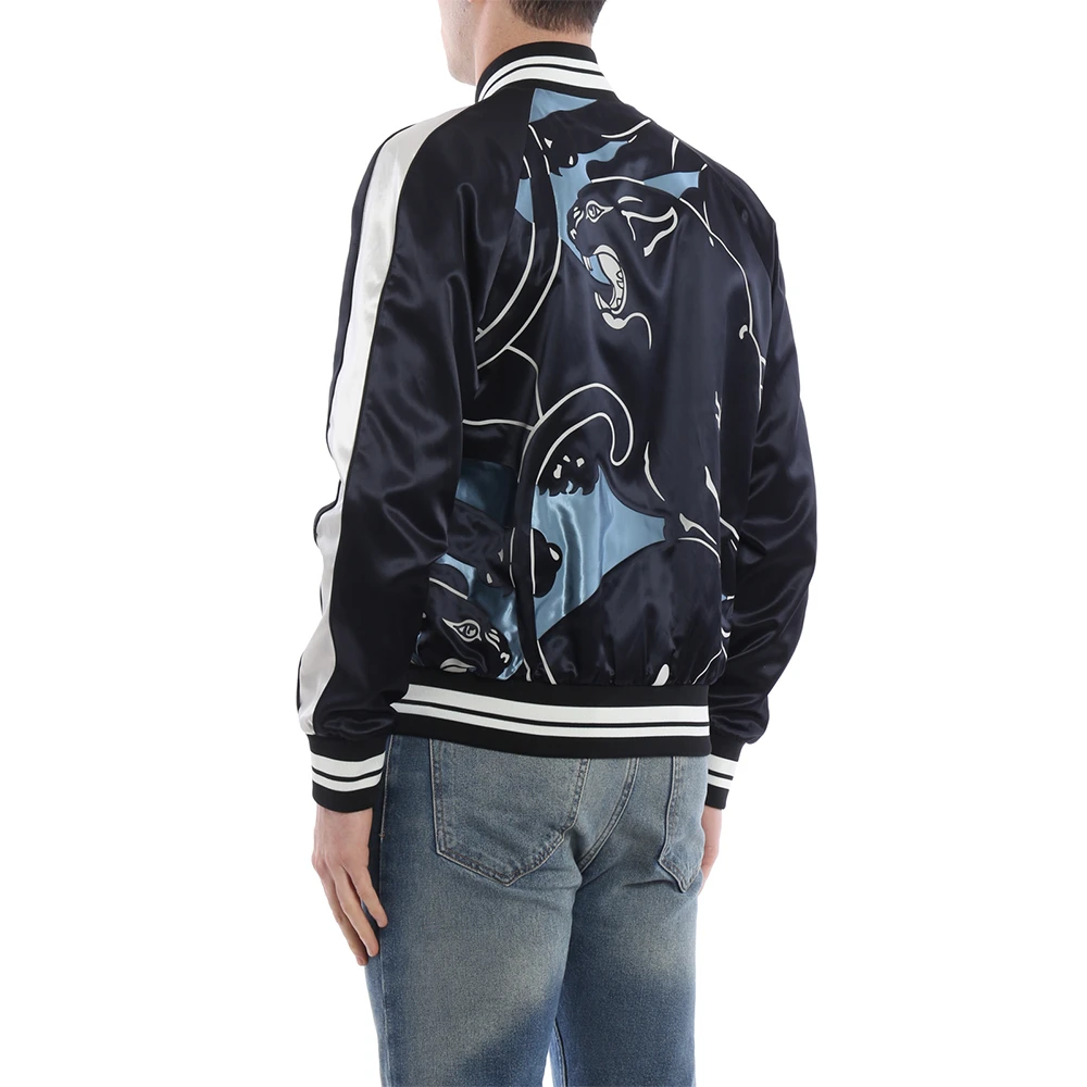 VALENTINO 男士深蓝色印花外套 NV3CI0A9-4BK-S02 商品