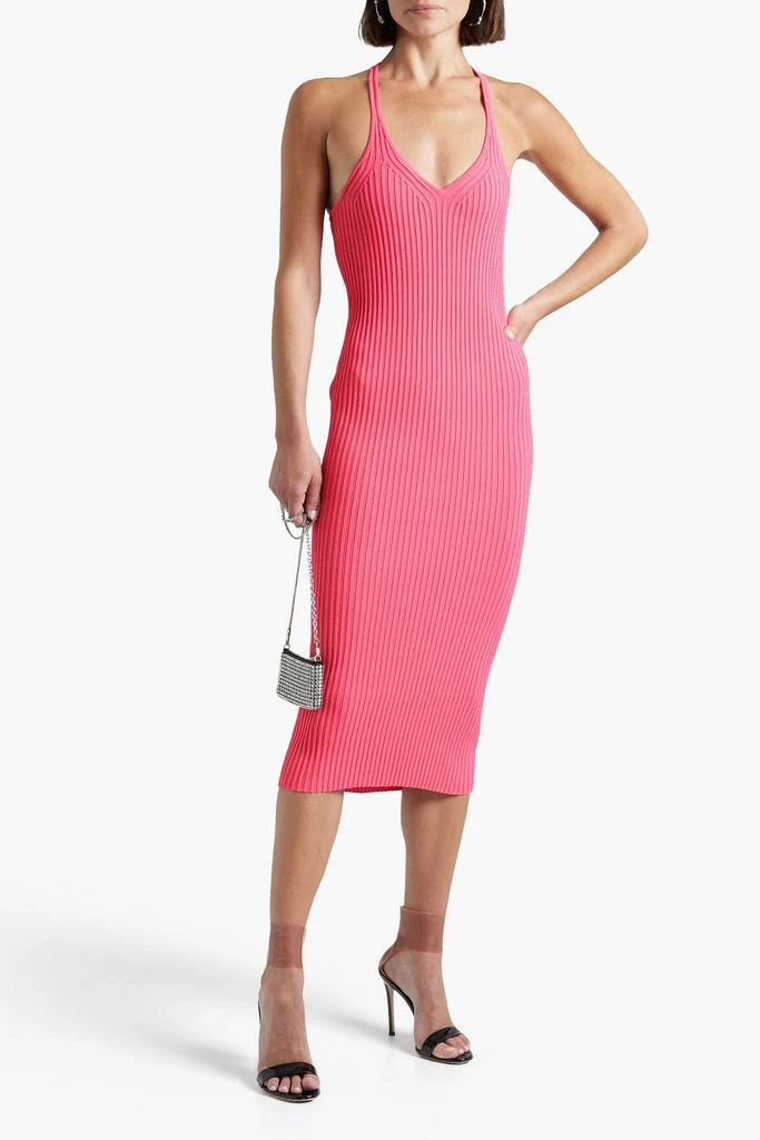 商品Helmut Lang|Ribbed-knit midi dress,价格¥335,第2张图片详细描述
