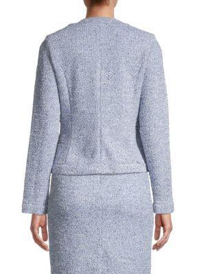 商品Karl Lagerfeld Paris|Knit Tweed Jacket,价格¥372,第4张图片详细描述