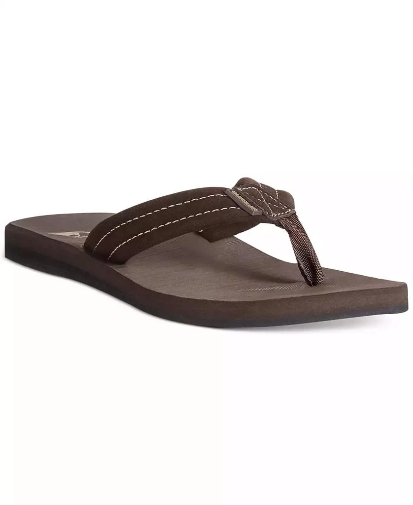 商品Quiksilver|Men's Carver Suede Flip Flops,价格¥186,第1张图片