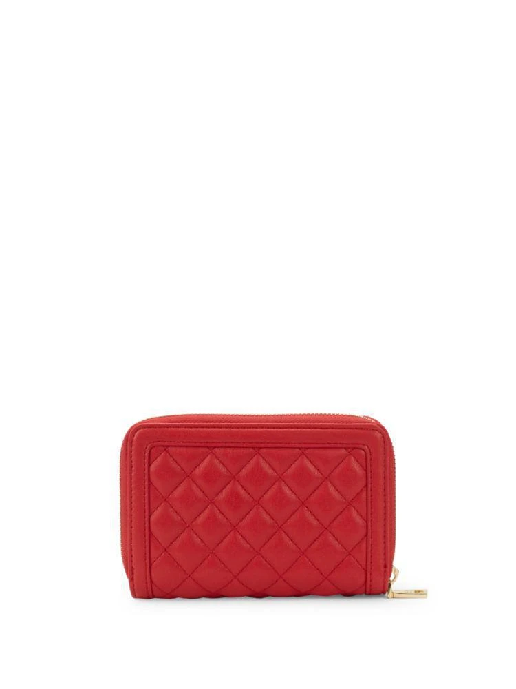 商品Moschino|Quilted Leather Wallet,价格¥551,第4张图片详细描述