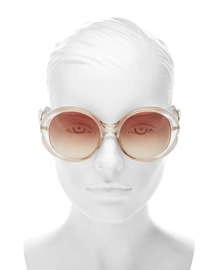 商品Chloé|Women's Rubie Round Sunglasses, 57mm,价格¥2616,第2张图片详细描述