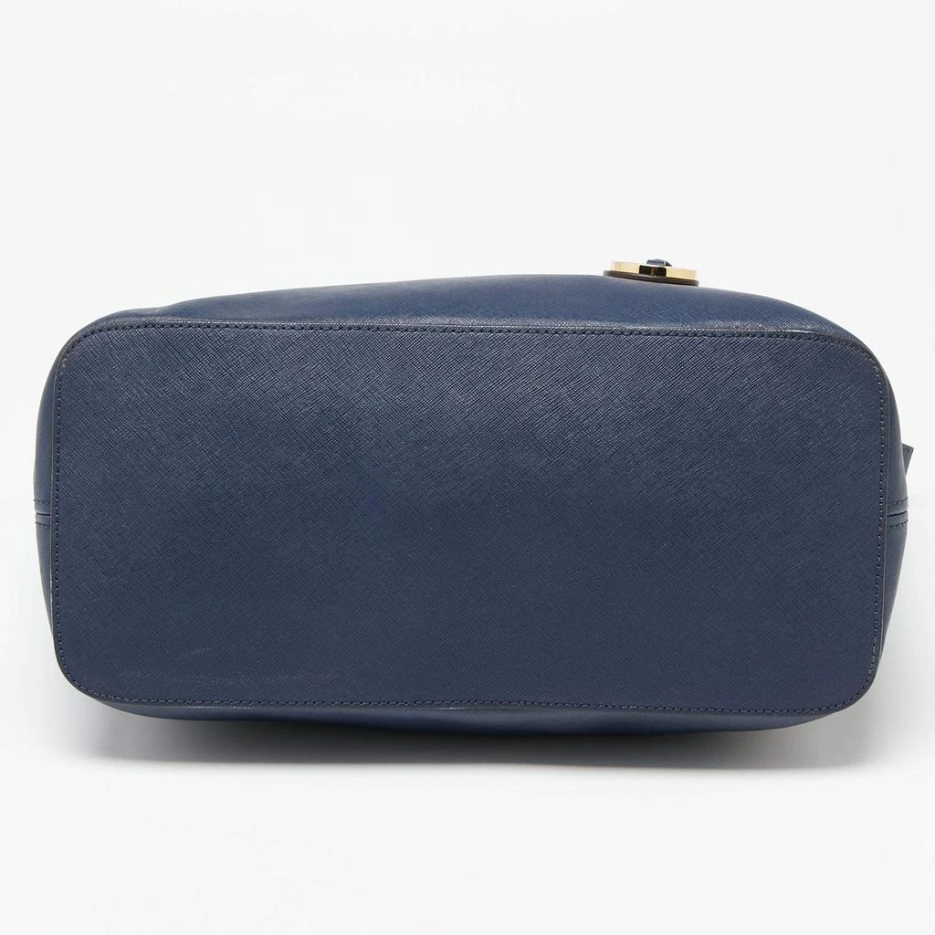 MICHAEL Michael Kors Blue Leather Medium Jet Set Travel Tote 商品